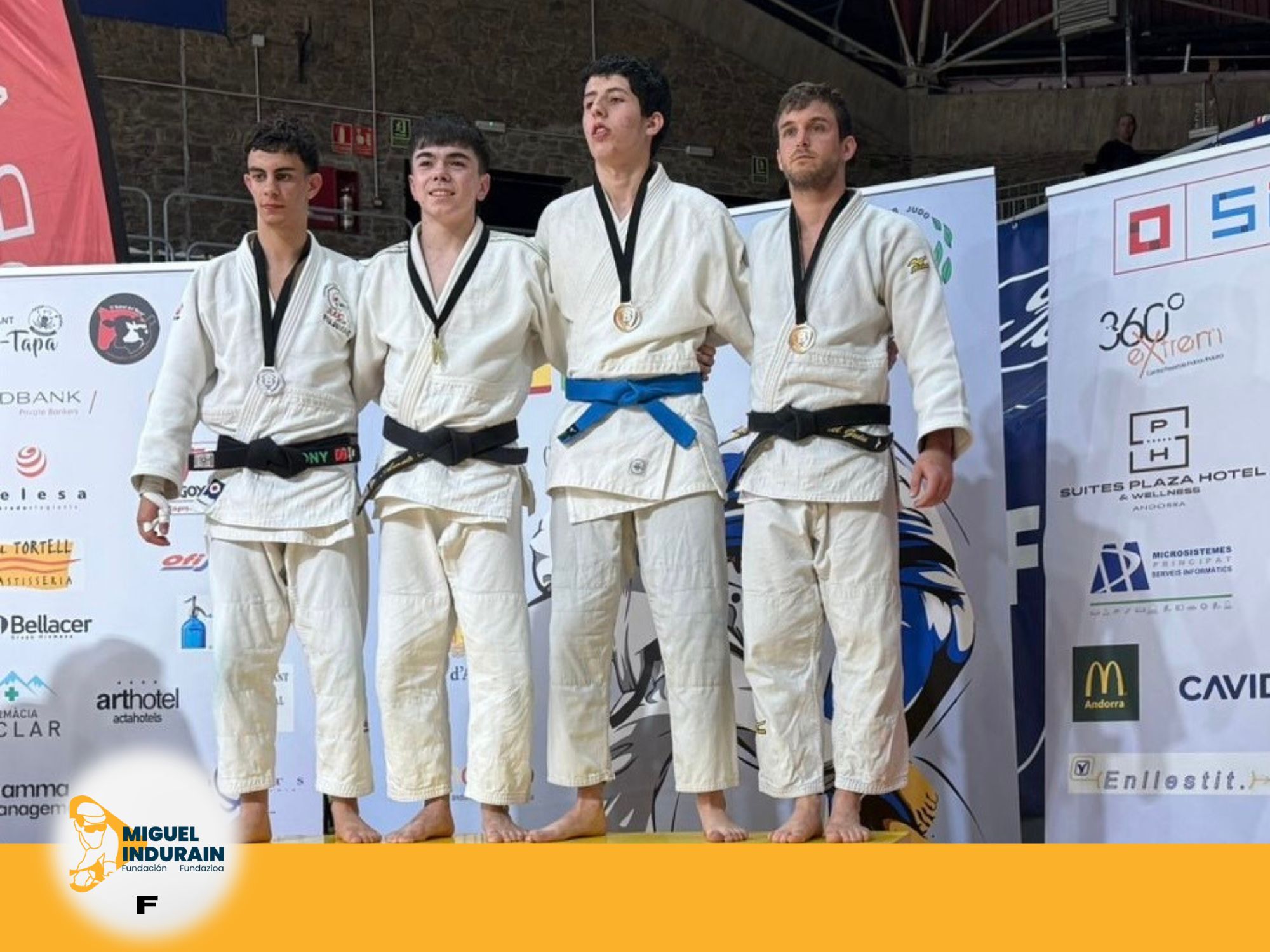 El judo navarro suma cuatro medallas en Andorra con oro de Amets Foral y bronce de Ainara Garnica - Imagen 4